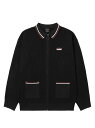 CROWN ZIP POLO HUF ハフ トップス スウェット・トレーナー ブラック グリーン【送料無料】[Rakuten Fashion]