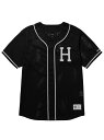 CRACKERJACK BASEBALL JERSEY HUF ジャージー HUF ハフ トップス その他のトップス ブラック グリーン