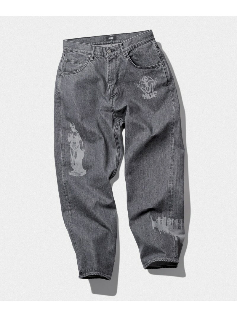 LOOSIES WASHED DENIM PANT HUF 