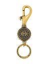 GALAXY H KEY CHAIN HUF ハフ キーホルダー HUF ハフ ファッション雑貨 チャーム キーチェーン ゴールド シルバー Rakuten Fashion