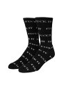 FUCK IT SOCK HUF ハフ ソックス HUF ハフ 靴下・レッグウェア 靴下 ブラック ホワイト[Rakuten Fashion]