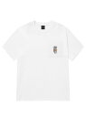 DICEY POCKET S/S TEE HUF ハフ 刺繍ロゴ 半袖 Tシャツ HUF ハフ トップス カットソー・Tシャツ ホワイト ブルー ブラック【送料無料】[Rakuten Fashion]