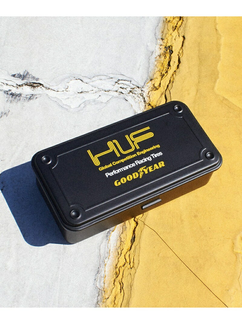 GOODYEAR PIT CREW STASH BOX HUF ハフ 小物 HUF ハフ インテリア・生活雑貨 収納用品・棚・ラック ブラック【送料無料】[Rakuten Fashion]