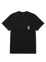 POT HEAD S/S POCKET TEE HUF ハフ 半袖 ポケT HUF ハフ トップス カットソー・Tシャツ ブラック パープル ホワイト【送料無料】[Rakuten Fashion]