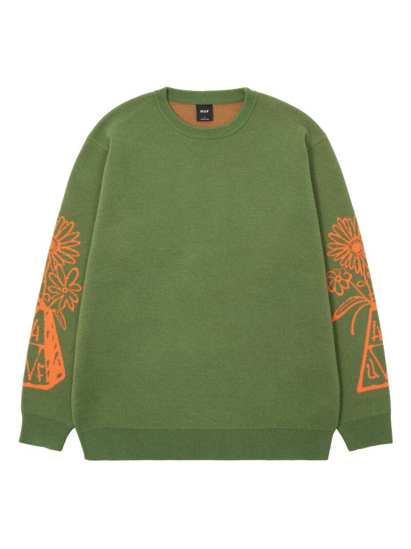 TT HALLOWS SWEATER HUF ハフ セーター HUF ハフ トップス ニット ホワイト グリーン【送料無料】[Rakuten Fashion] 2