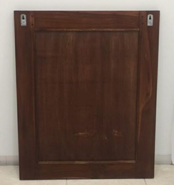 Wood flame Mirror M インテリア・寝具・収納 鏡 鏡 壁掛け 角型
