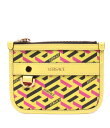 【全品5%OFFクーポン7日23:59迄】【中古】 美品 ヴェルサーチ モジュラー マルチ ミニポーチ ラ グレカ シグネチャー レディース VERSACE