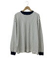 【全品5%OFFクーポン7日23:59迄】【中古】 美品 ナノユニバース 長袖Tシャツ ボーダー柄 668-222304 メンズ SIZE L nano uni...