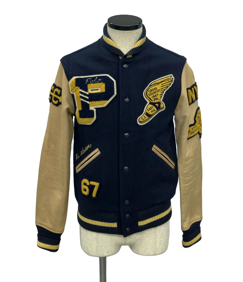 【5%OFFクーポン14日20時〜18日23:59迄】【中古】 ポロ・ラルフローレン レターマンジャケット メンズ SIZE XS (XS) POLO RALPH LAUREN