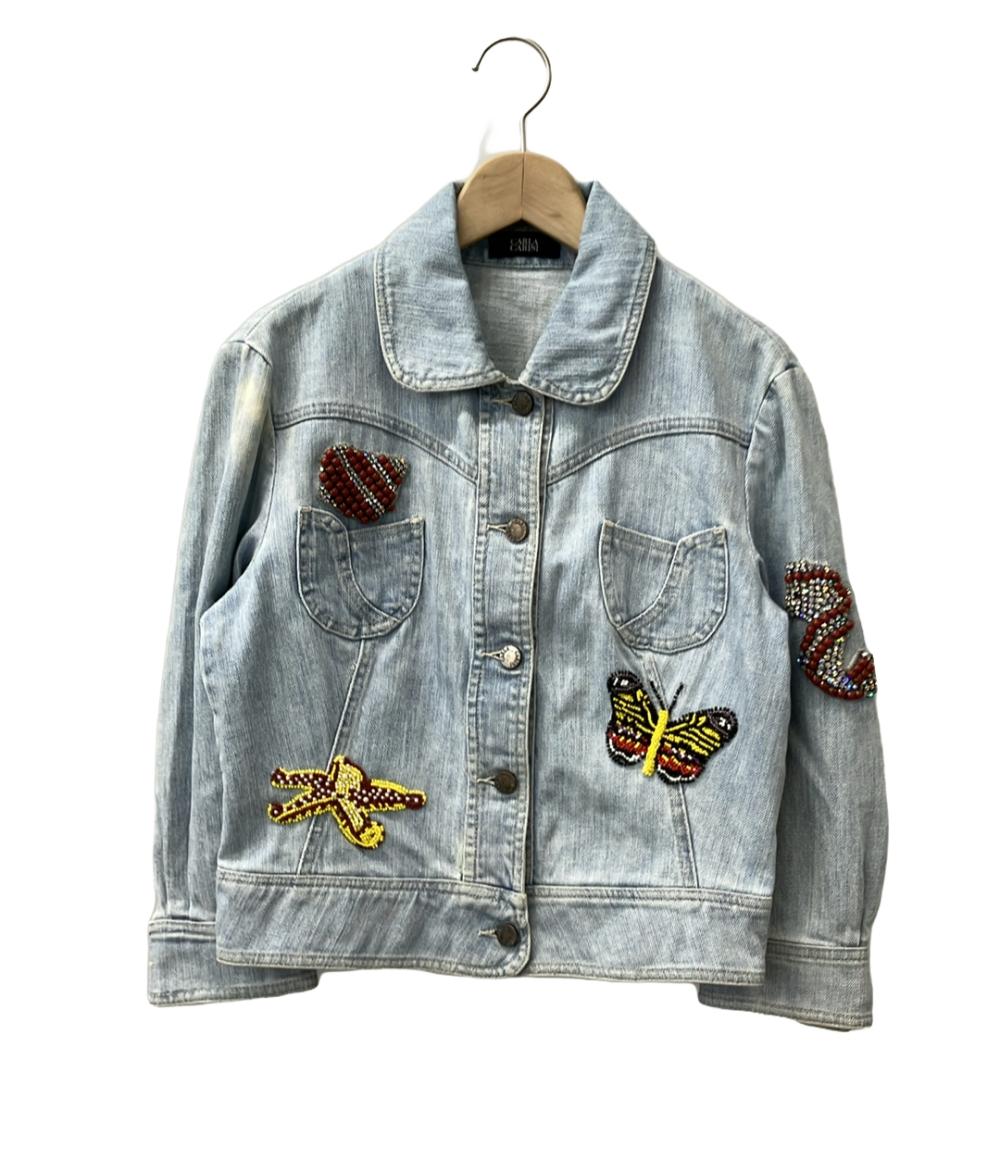 【先着クーポン10日1:59迄】【中古】 カーラカリーニ デニムジャケット レディース SIZE 40 (S) CARLA CARINI