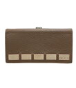 【全品P5倍×先着100名様全品5%OFFクーポン30日0時〜1日23:59迄】【中古】 ニナリッチ 二つ折りがま口長財布 レディース NINA RICCI