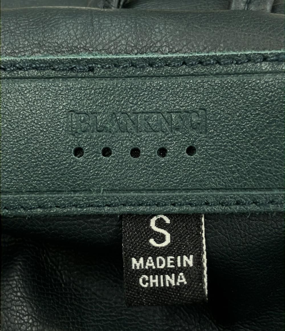 【7%OFFクーポン&500円OFFクーポン15日0時〜18日23:59迄】【中古】 美品 フェイクレザー中綿ベスト レディース SIZE S (S) BLANKNYC