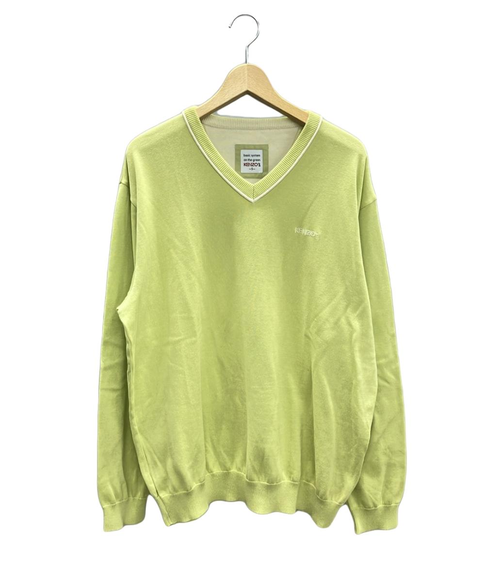 【中古】 ケンゾー Vネックニットセーター 薄手 メンズ SIZE 5 KENZO