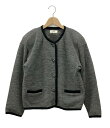 【中古】 ノーカラージャケット レディース SIZE 40 (M) gio(4)