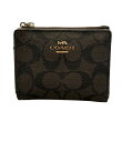 【全品5%OFFクーポン7日23:59迄】【中古】 コーチ 二つ折り財布 レディース COACH