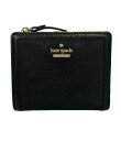 【全品P5倍×先着100名様全品5%OFFクーポン30日0時〜1日23:59迄】【中古】 ケイトスペード 二つ折り財布 レディース Kate Spade