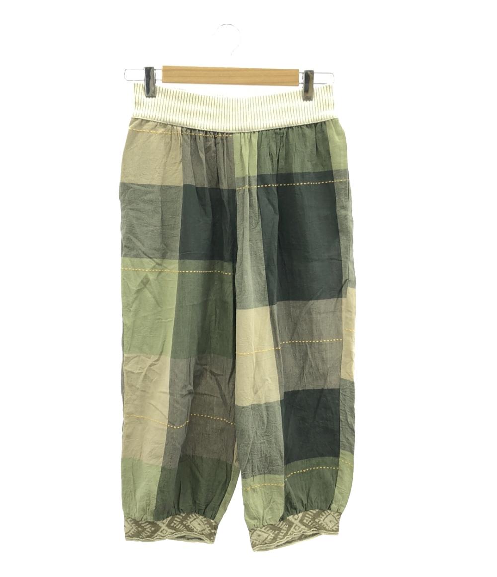 新品・タグ付き】FUGA FUGAのネイビー グレー ワイドパンツ Fサイズ