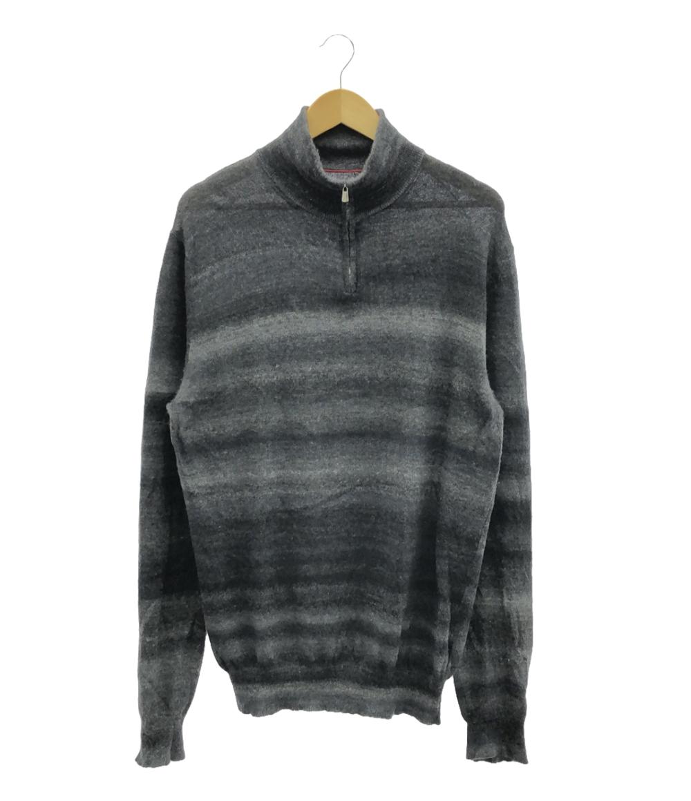 【先着クーポン27日1:59迄】【中古】 訳あり イザイア 長袖ハーフジップカシミヤニット メンズ SIZE S (S) ISAIA