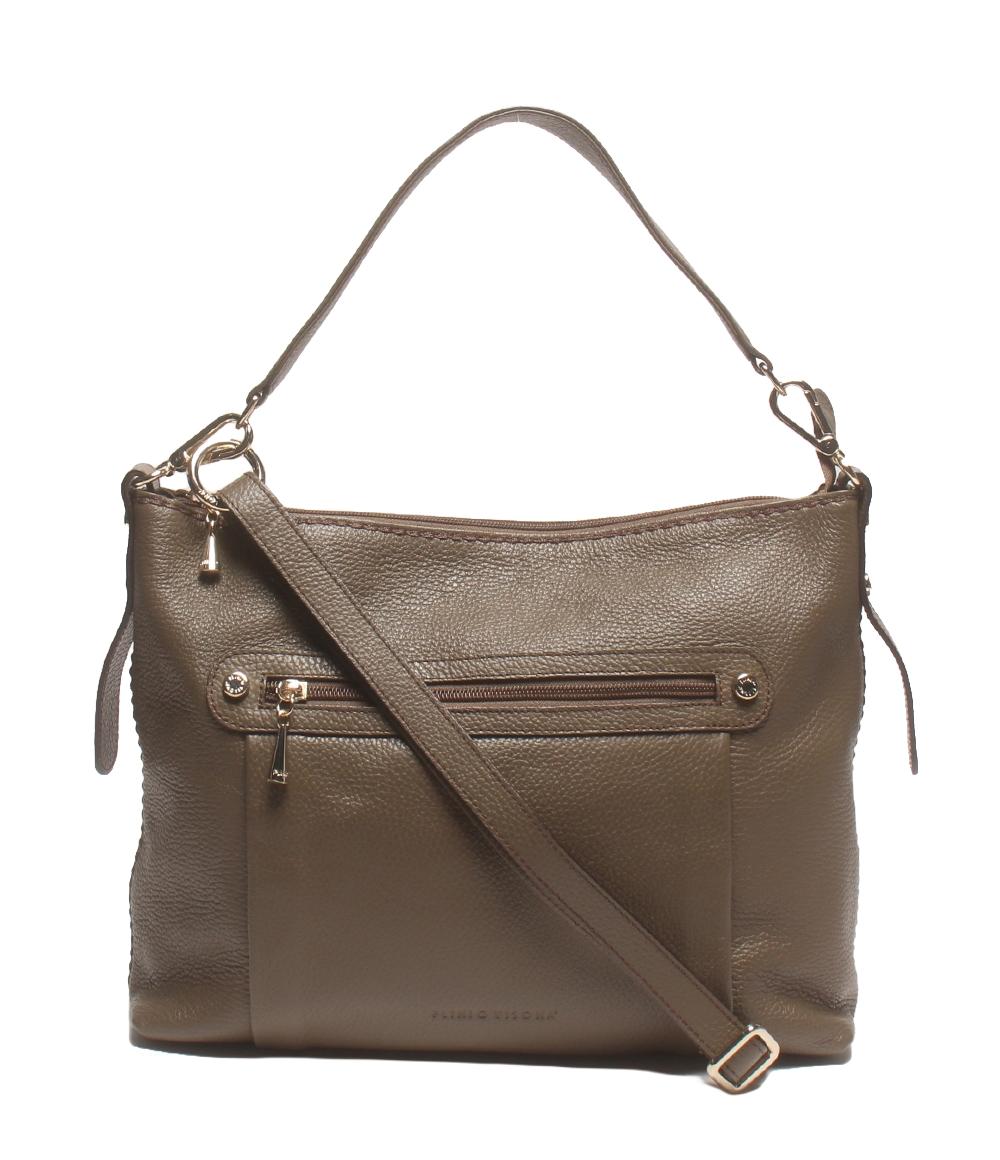 【全品5%OFFクーポン30日23:59迄】【中古】 美品 プリニオヴィソナ 2wayショルダーバッグ 肩掛け 斜め掛け レディース Plinio Visona(4)