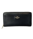【全品P5倍×先着100名様全品5%OFFクーポン30日0時〜1日23:59迄】【中古】 コーチ ラウンドファスナー長財布 F52648 レディース COACH