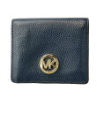 【全品P5倍×先着100名様全品5%OFFクーポン30日0時〜1日23:59迄】【中古】 マイケルコース 二つ折り財布 レディース Michael Kors