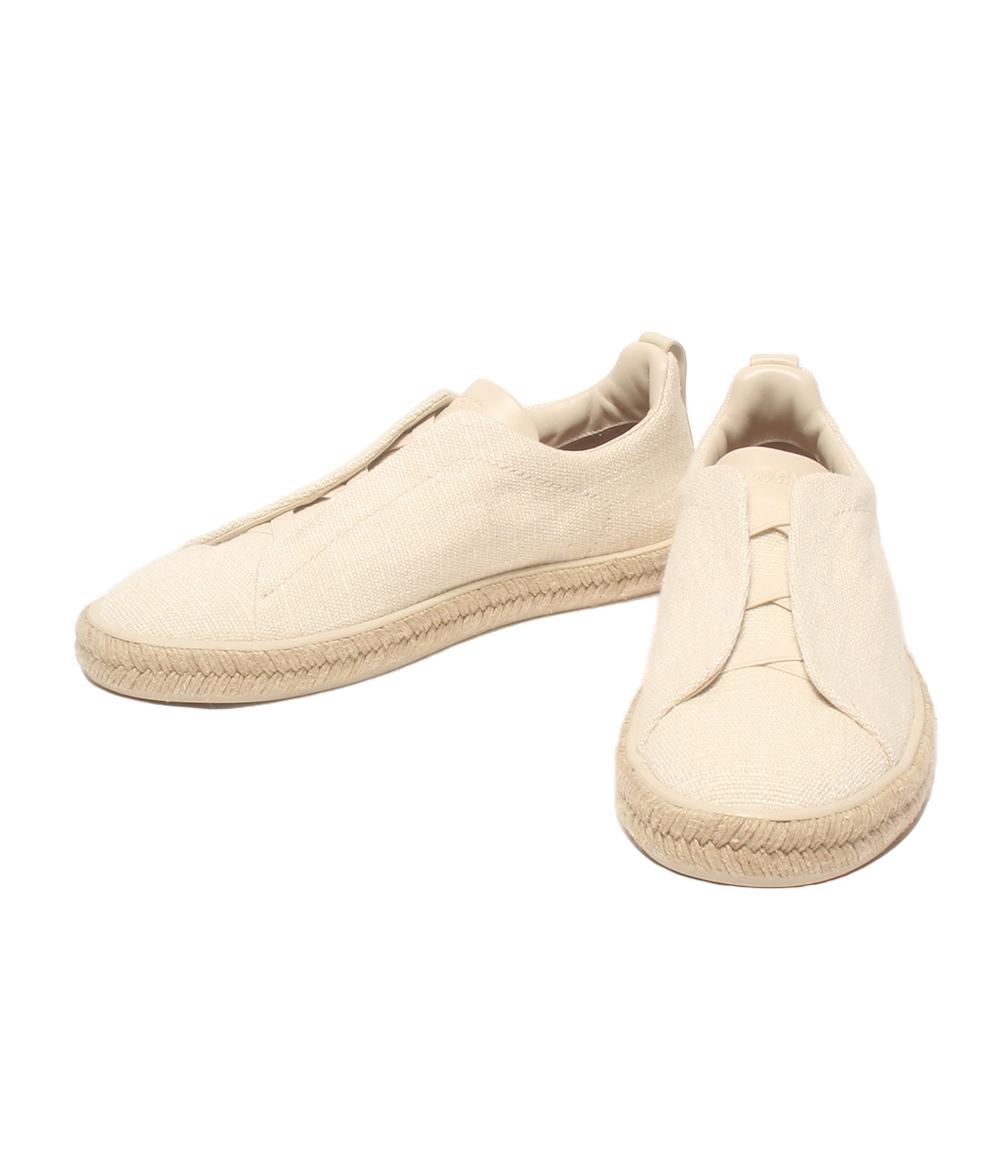 【中古】 美品 ゼニア エスパドリーユ Triple Stitch メンズ SIZE 8 1/2 E ...