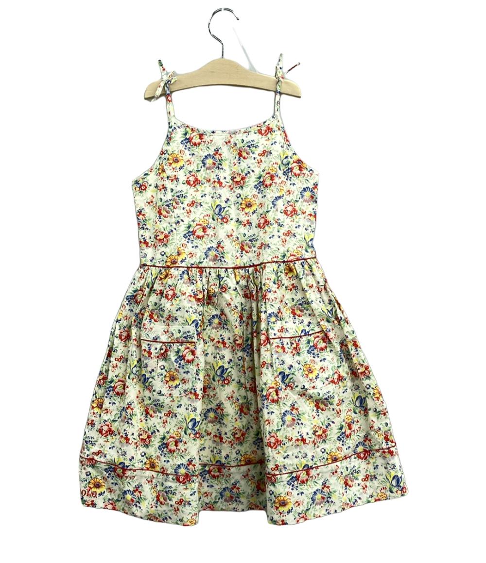 【先着クーポン27日9:59迄】【中古】 美品 ポロ・ラルフローレン ノースリーブワンピース 花柄 キッズ SIZE 7 (120) POLO RALPH LAUREN