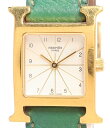 【中古】 エルメス 腕時計 □A刻印 Hウォッチ クオーツ ホワイト HH1.210 レディース HERMES