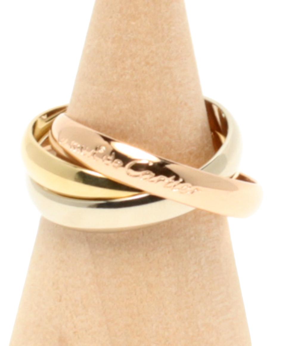 【中古】 美品 カルティエ 3連リング 指輪 K18 トリニティ レディース SIZE 13号 CARTIERのサムネイル