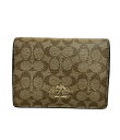 【全品P5倍×先着100名様全品5%OFFクーポン30日0時〜1日23:59迄】【中古】 コーチ 三つ折り財布 レディース COACH