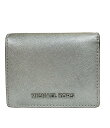 【全品P5倍×先着100名様全品5%OFFクーポン30日0時〜1日23:59迄】【中古】 マイケルコース 二つ折り財布 レディース MICHAEL KORS
