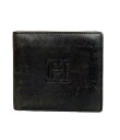 【全品P5倍×先着100名様全品5%OFFクーポン30日0時〜1日23:59迄】【中古】 ヒロフ 二つ折り財布 ユニセックス HIROFU
