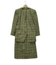 【中古】 美品 レリアン セットアップ スカートスーツ チェック レディース SIZE 9 (M) Leilian