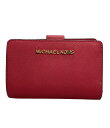 【全品P5倍×先着100名様全品5%OFFクーポン30日0時〜1日23:59迄】【中古】 マイケルコース 二つ折り財布 レディース Michael Kors