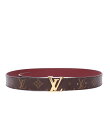 【全品5%OFFクーポン7日23:59迄】【中古】 ルイ・ヴィトン ベルト LVバックル サンチュール・LVイニシャル モノグラム M0561 メンズ LOUI...