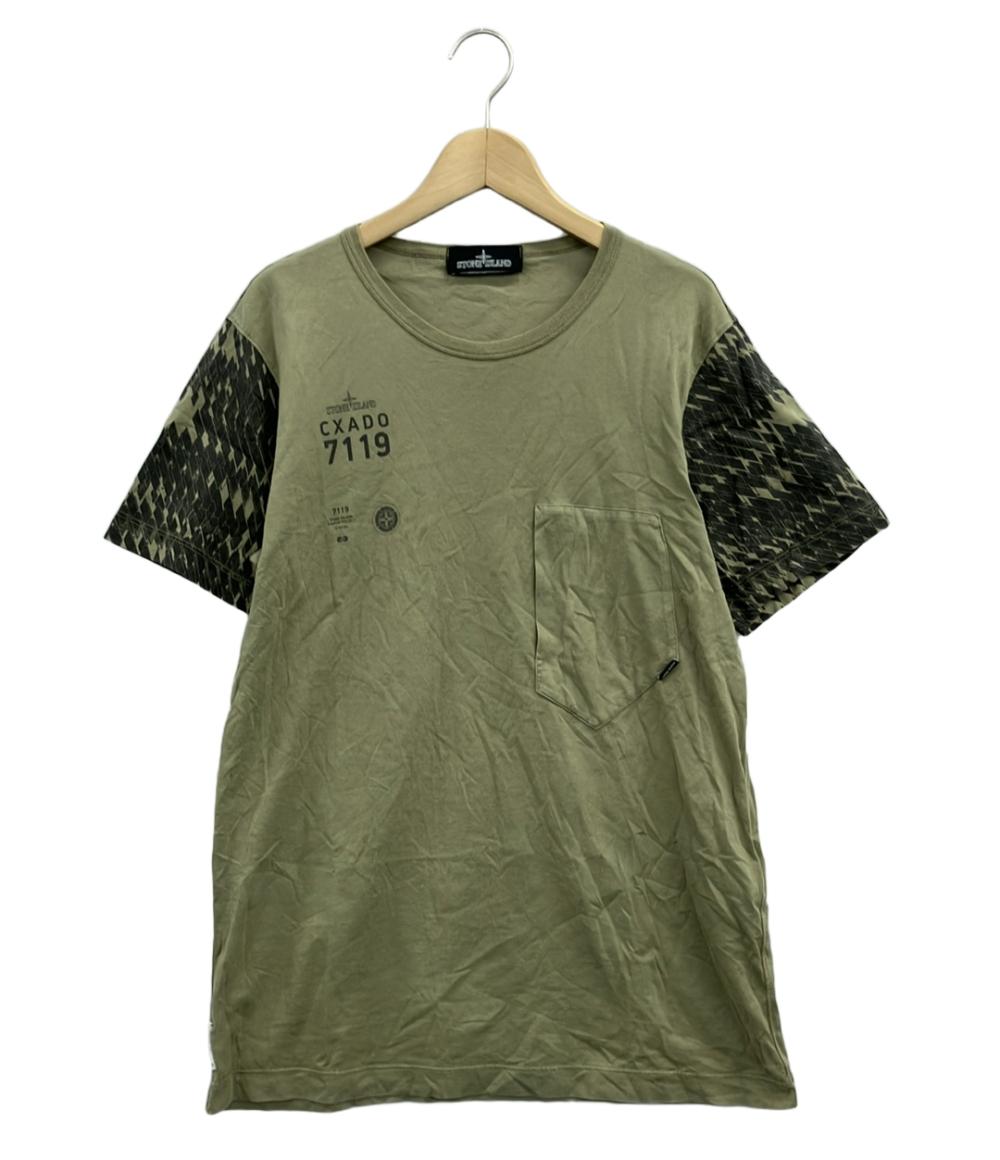 楽天市場】stone island(カラーグリーン)(Tシャツ 楽天市場】stone island(カラーグリーン)(Tシャツ