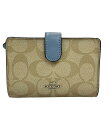 【先着クーポン16日1:59迄】【中古】 コーチ 二つ折り財布 レディース COACH