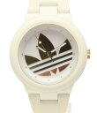 【全品P5倍×先着100名様全品5%OFFクーポン30日0時〜1日23:59迄】【中古】 アディダス 腕時計 アバディーン クオーツ ホワイト ADH9083 ...