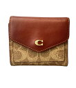 【先着クーポン16日1:59迄】【中古】 コーチ 二つ折り財布 レディース COACH