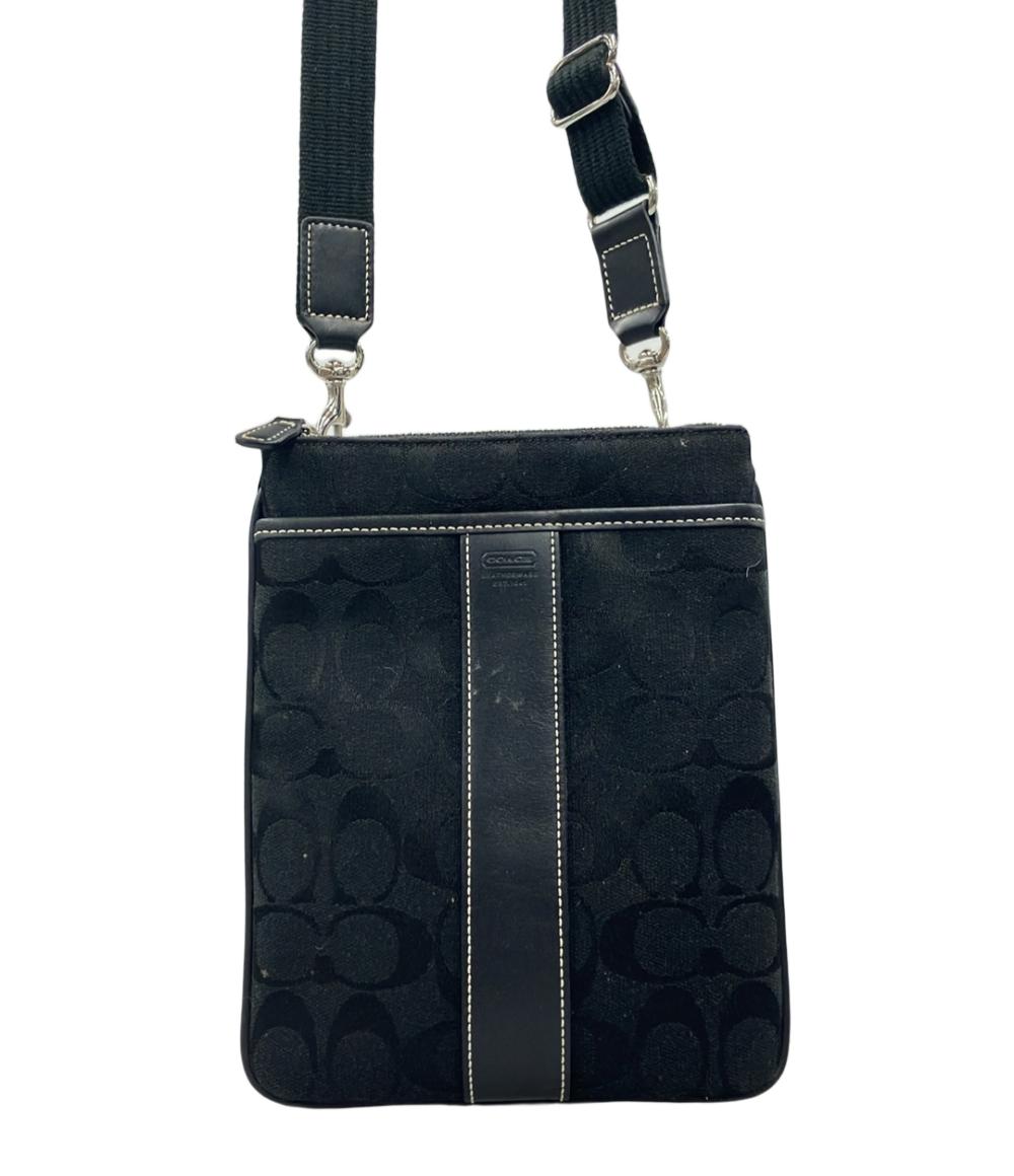 【先着クーポン11日1:59迄】【中古】 コーチ ショルダーバッグ シグネチャー レディース COACH