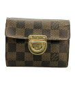 【中古】 ルイ・ヴィトン 二つ折り財布 ポルトフォイユ コアラ ダミエ N60005 レディース LOUIS VUITTON