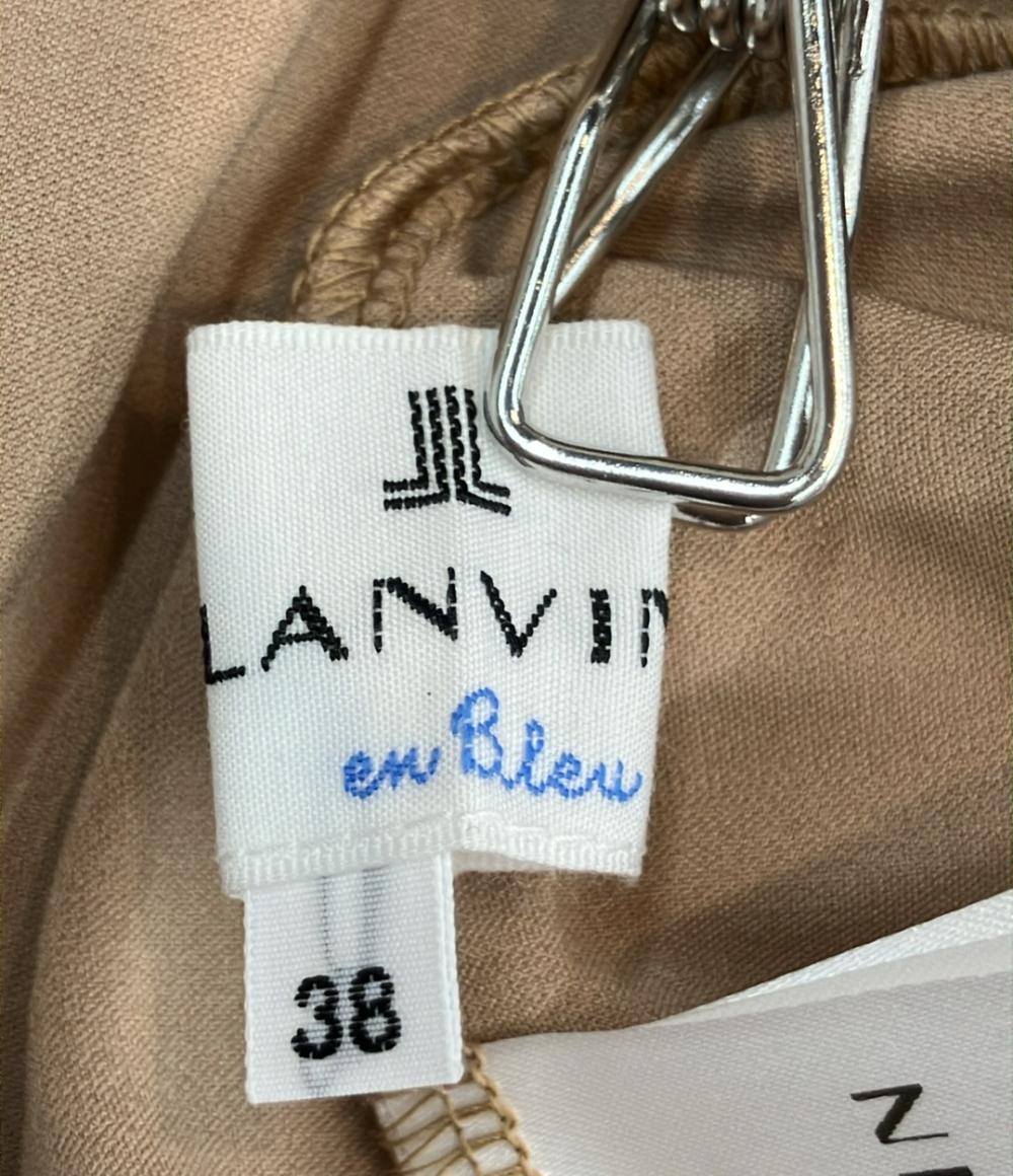 【7%OFFクーポン&500円OFFクーポン15日0時〜18日23:59迄】【中古】 美品 ランバンオンブルー ギャザーチュニックカットソー レディース SIZE 38 (S) LANVIN en Bleu