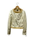 【先着クーポン11日1:59迄】【中古】 美品 フェンディ メタルジャケット ブルゾン レディース SIZE 40 (M) FENDI