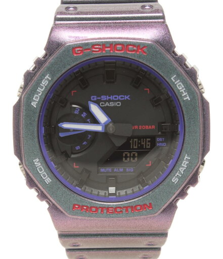 【先着クーポン19日20時〜26日1:59迄】【中古】 美品 カシオ 腕時計 G-SHO クオーツ ブラック GA-2100AH メンズ CASIO 【先着クーポン19日20時〜26日1:59迄】【中古】 美品 カシオ 腕時計 G-SHO クオーツ ブラック GA-2100AH メンズ CASIO