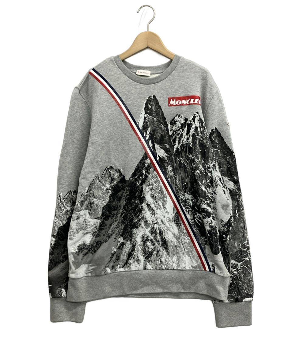 美品 モンクレール スウェット MAGLIA スタッズ パッチ グレー L 楽天市場】MONCLER(素材(生地・毛糸)スウェット)(メンズ