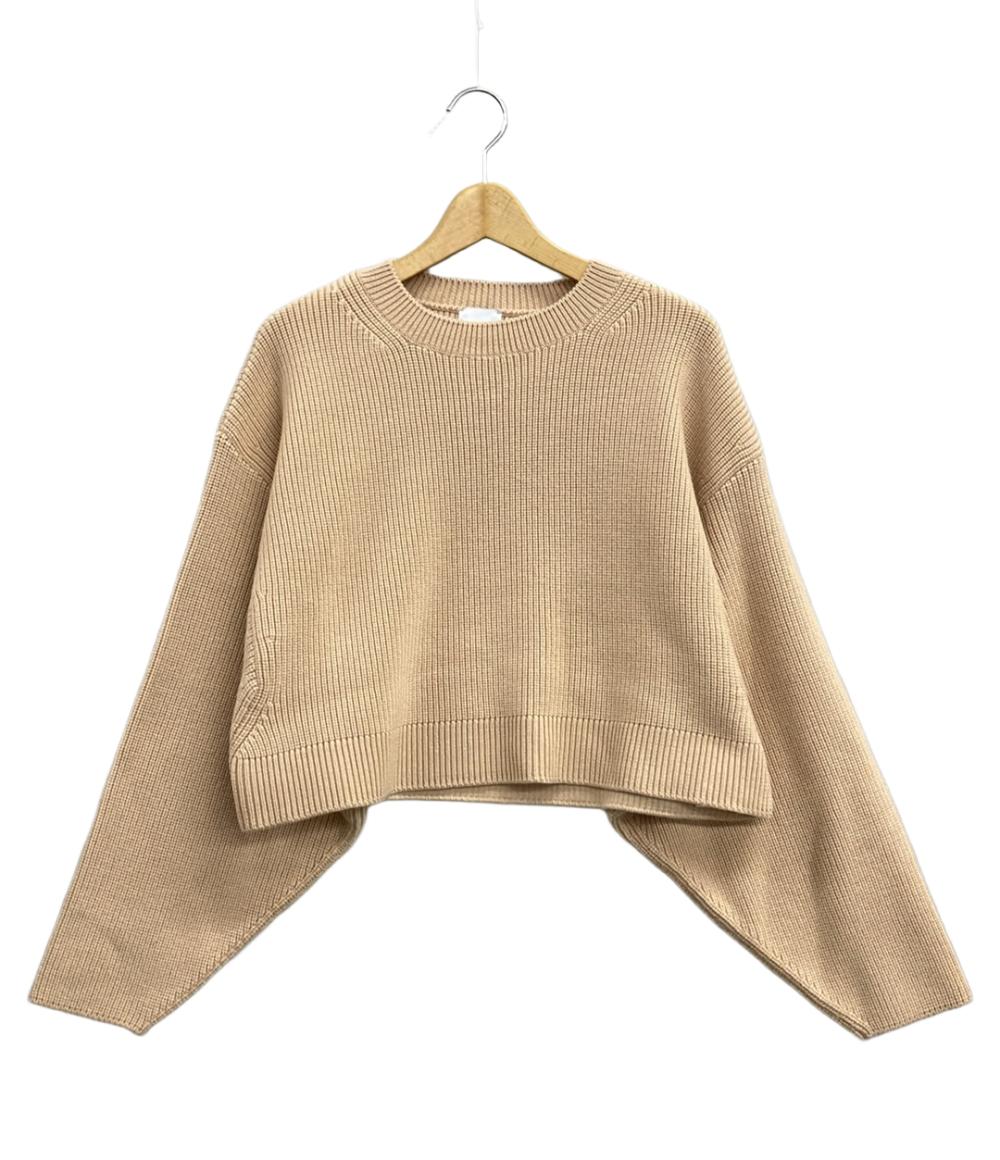 【中古】 美品 パトゥ 長袖ニット クロップドニット レディース SIZE XL (XL) PATOU