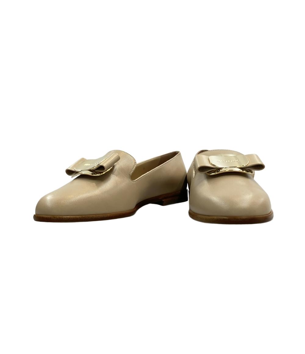 美品 SalvatoreFerragamo ヴァラリボン ローファー ブラウン 楽天市場】【30%OFF】 フェラガモ ローファー 7EE / 約25.5cm