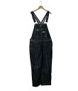 【先着クーポン11日1:59迄】【中古】 美品 ザフラットヘッド オーバーオール ストライプ柄 メンズ SIZE XL THE FLAT HEAD