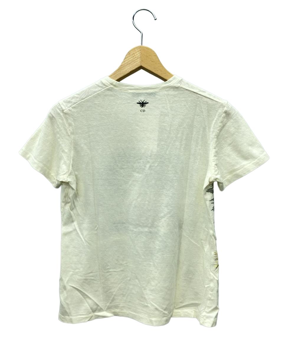 【全品5%OFFクーポン27日0時〜30日23:59迄】【中古】 美品 クリスチャンディオール 半袖Tシャツ ハート レディース SIZE XS Christian Dior