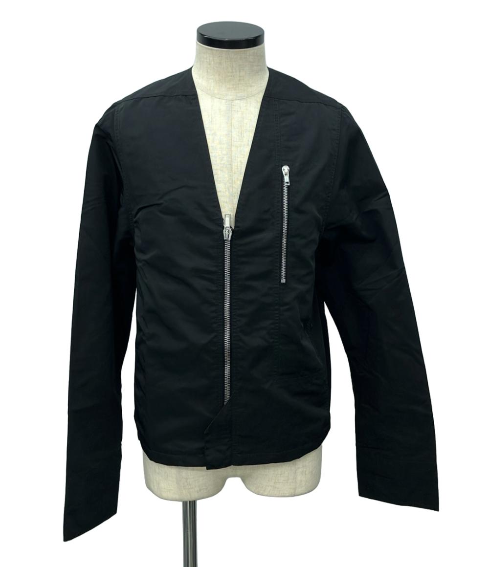 【全品P5倍×先着50名様全品5%OFFクーポン30日0時〜23:59迄】【中古】 リックオウエンス ノーカラージャケットV SAFETY JKT メンズ SIZE 44 (S) Rick Owens